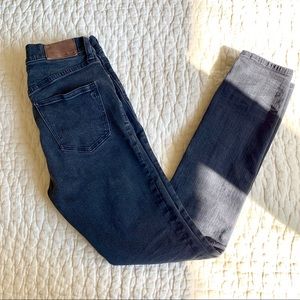 Madewell High Riser Skinny Jeans in Black